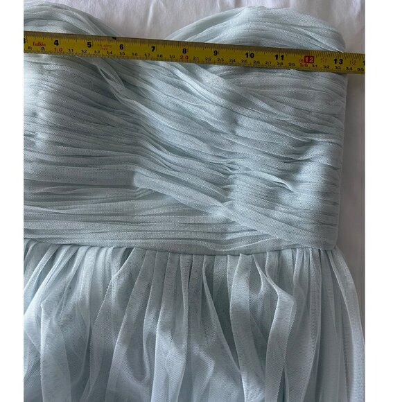 Ever New Melbourne Maxi Strapless Baby Blue Dress Sz 4 - Picture 4 of 11